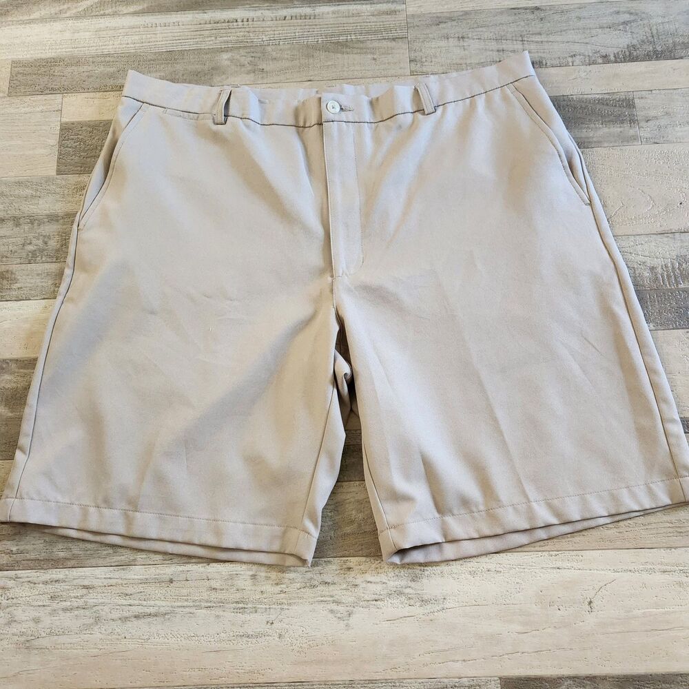 Ben Hogan Performance Active Golf Shorts 10" Inseam Beige/khaki Size 40